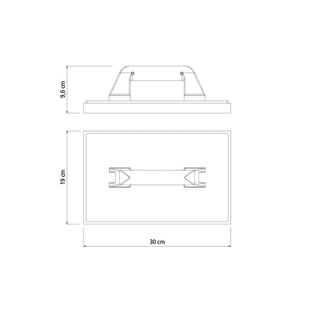 Desempenadeira Lisa Tramontina Em Poliestireno Com Cabo E Esponja Tramontina - 2