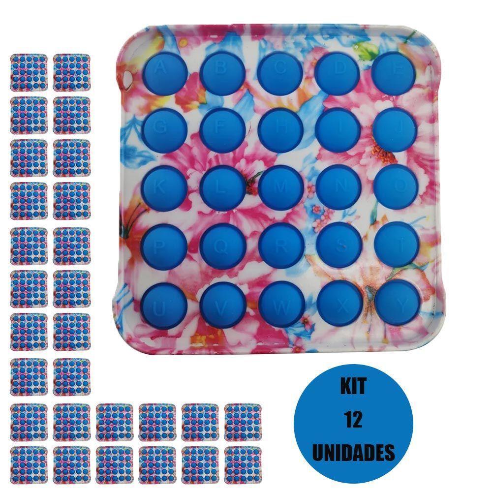 Fidget Pop It Kit12 Uni Bubble Infantil Criança Aniversario - 1