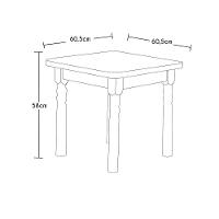 Conjunto Mesinha Infantil Branca Com 2 Cadeiras Kids Mel - 3