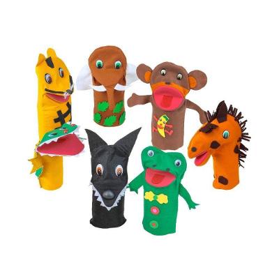 Fantoches Animais Selvagens - Colorido - 1217 - Carlu