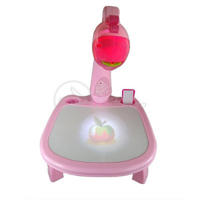 Projetor Para Desenho Infantil Aprendizagem Girafa Rosa