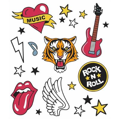Tatuagem Temporária Infantil - Rock N Roll