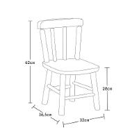 Conjunto Mesinha Infantil Branca Com 2 Cadeiras Kids Amarela - 2