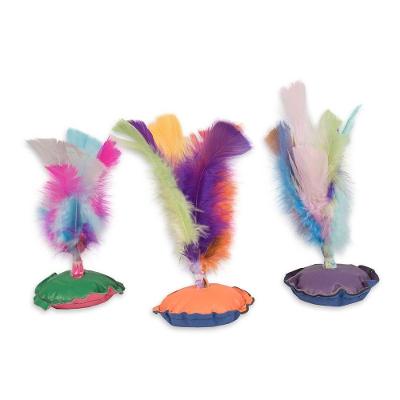 25 Petecas Com Penas Coloridas