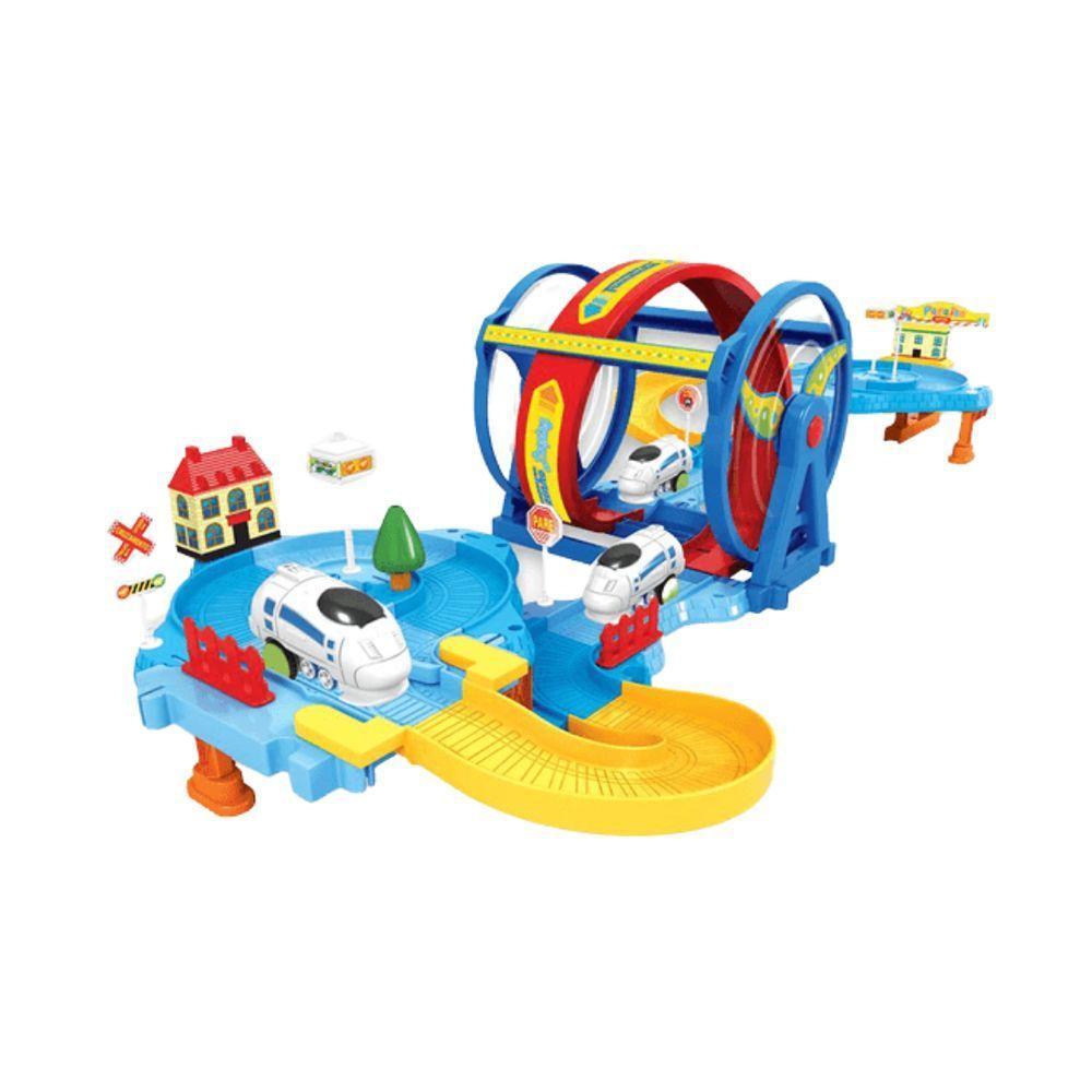 Trenzinho Looping Trem E Pista 49 Peças - Braskit - 1