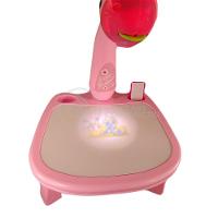 Projetor Para Desenho Infantil Mesa Pintura De Projeção Magica Brinquedos Aprendizagem Girafa Rosa - 1