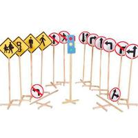 Educação de Trânsito 14 Placas + 1 Semáfaro Simples - 1