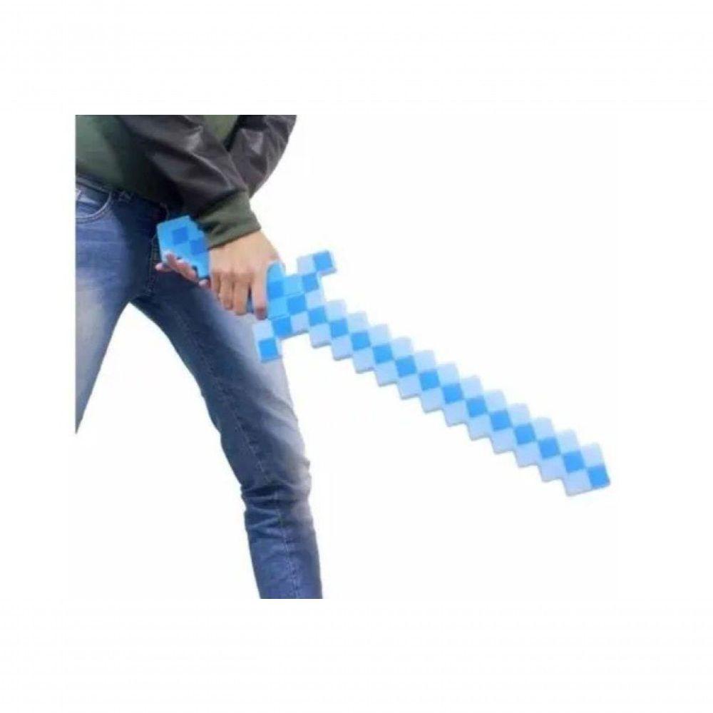 Espada Diamante Brinquedo Estilo Minecraft Com E Som - 3
