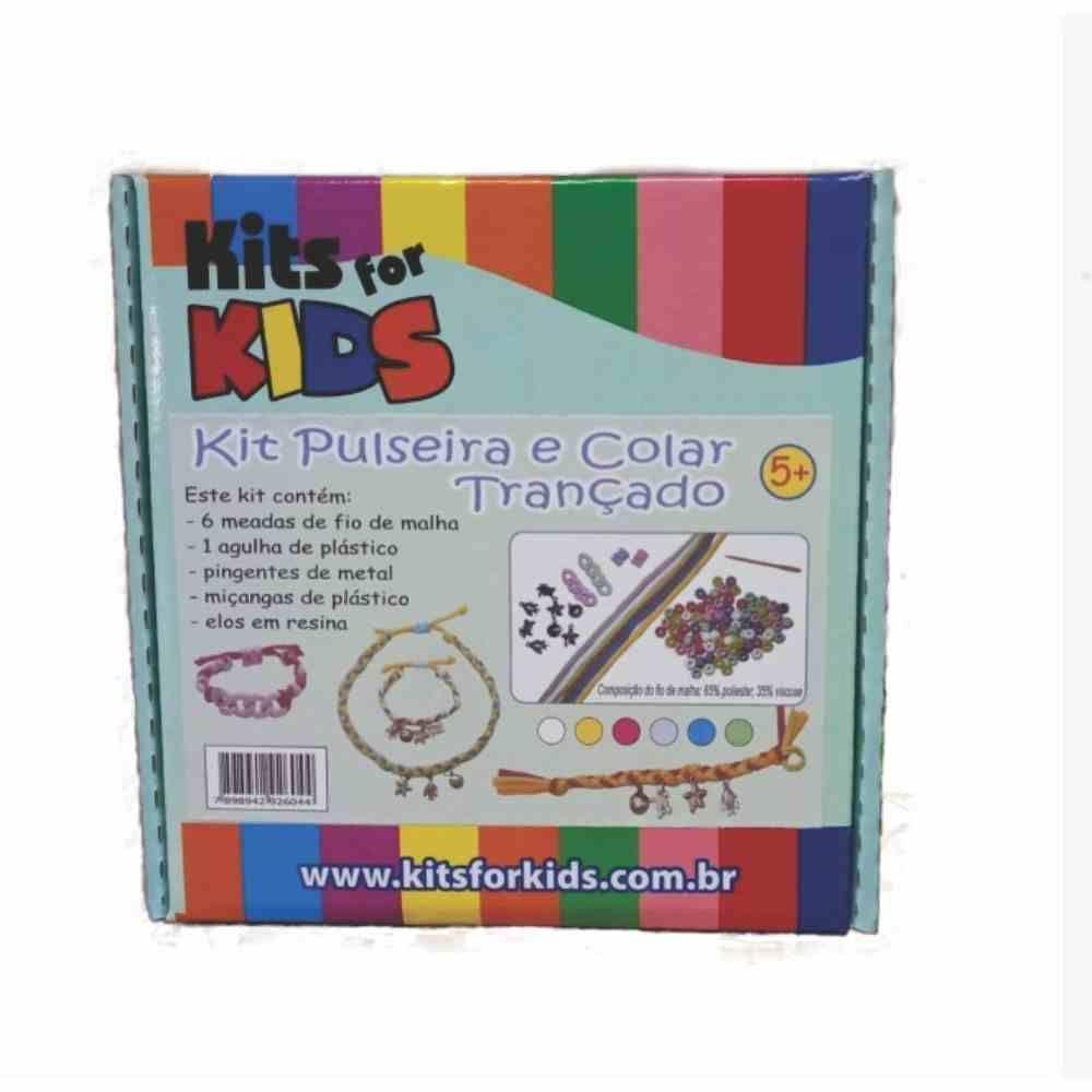 Kit Pulseira E Colar Trançado - Kits For Kids - 2