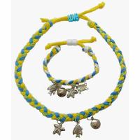 Kit Pulseira E Colar Trançado - Kits For Kids - 1