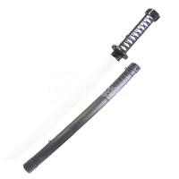 Espada Ninja Katana Samurai Som E Luz À Pilha Preto - 1