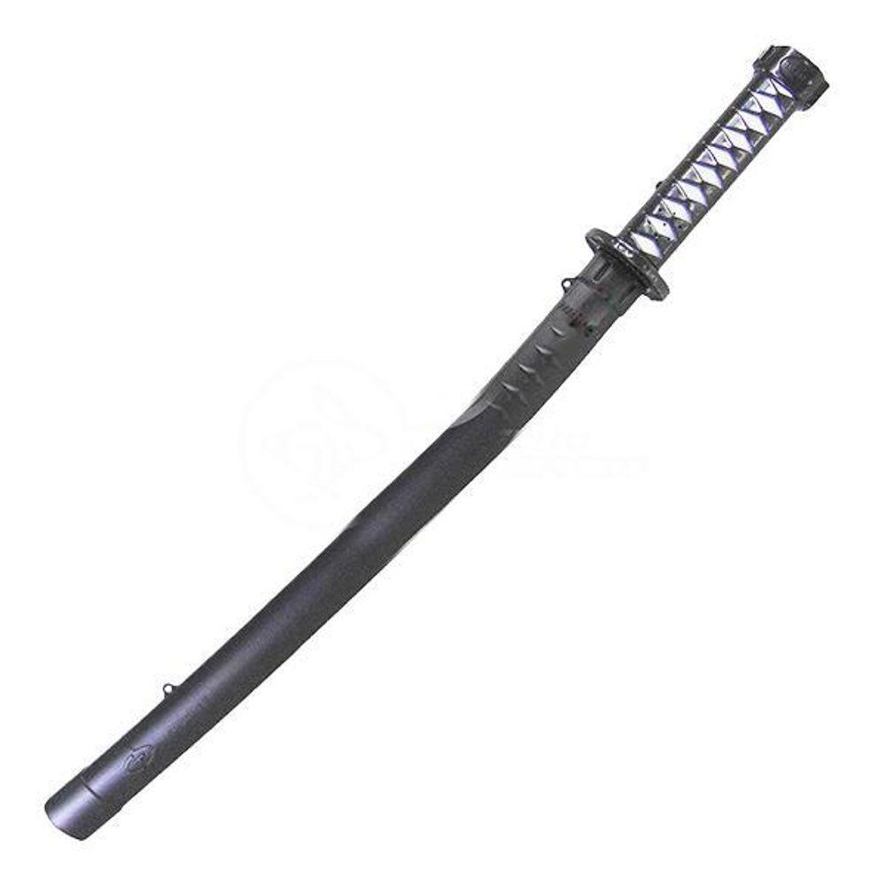 Espada Ninja Katana Samurai C/ Som E Luz À Pilha Preto - 1