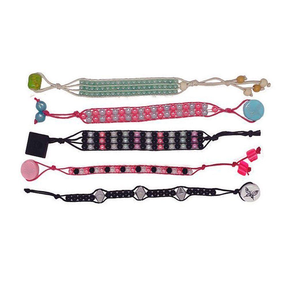 Kit Pulseira Com Tear E Miçangas - Infantil - Kits For Kids - 2