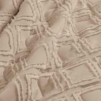 Kit Cobre Leito Colcha Katarine Queen 03 Peças Dupla Face Micropercal 300 Fios Detalhado - Cáqui - 5