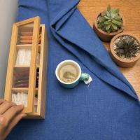 Caixa Organizadora De Bambu Oikos Com Palha E 4 Divisórias Retangular - 5