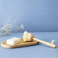 Escova De Bambu Oikos Redonda Com Cabo Para Limpeza Off-white - 5