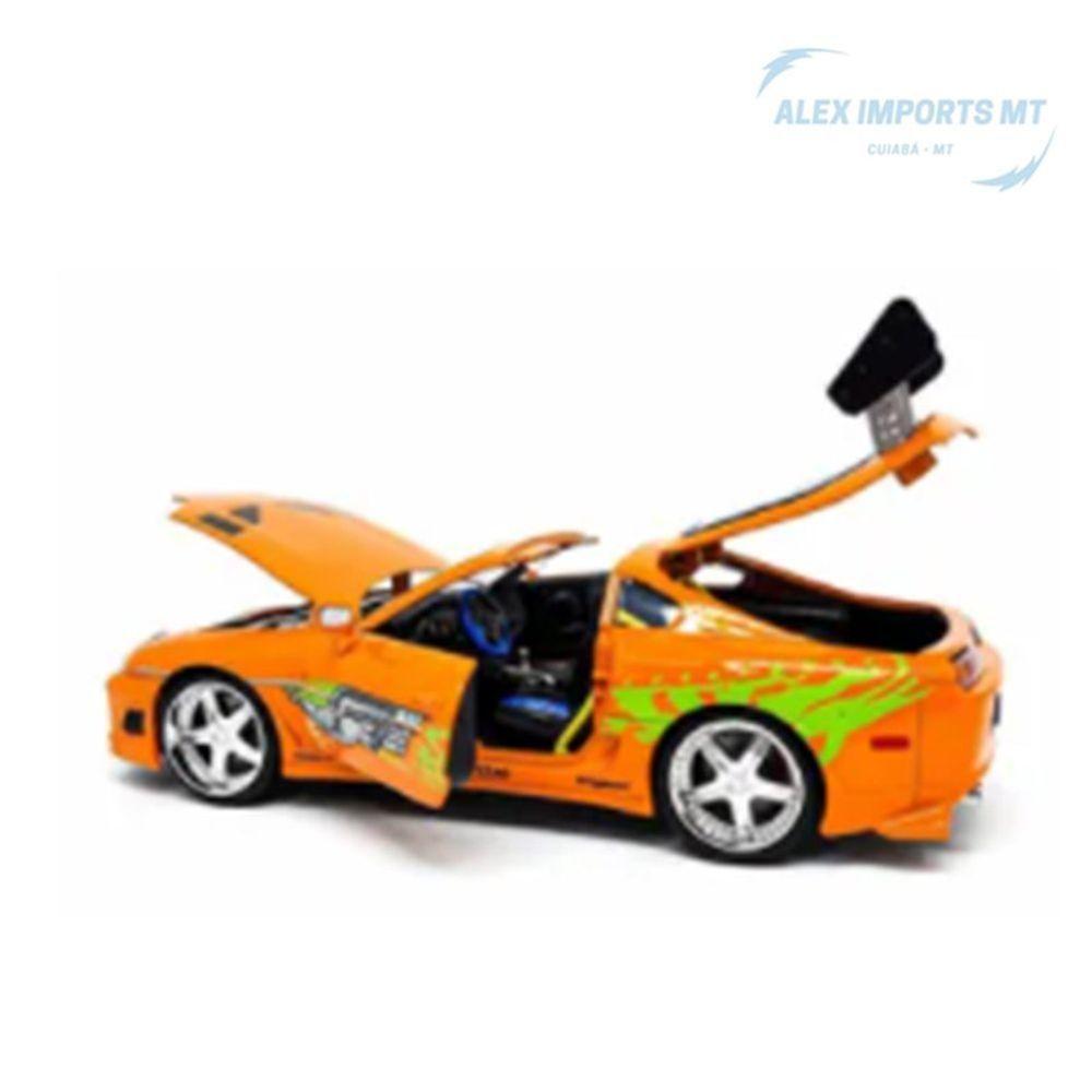 Miniatura Brian Toyota Supra Velozes E Furiosos Com Metal - 3