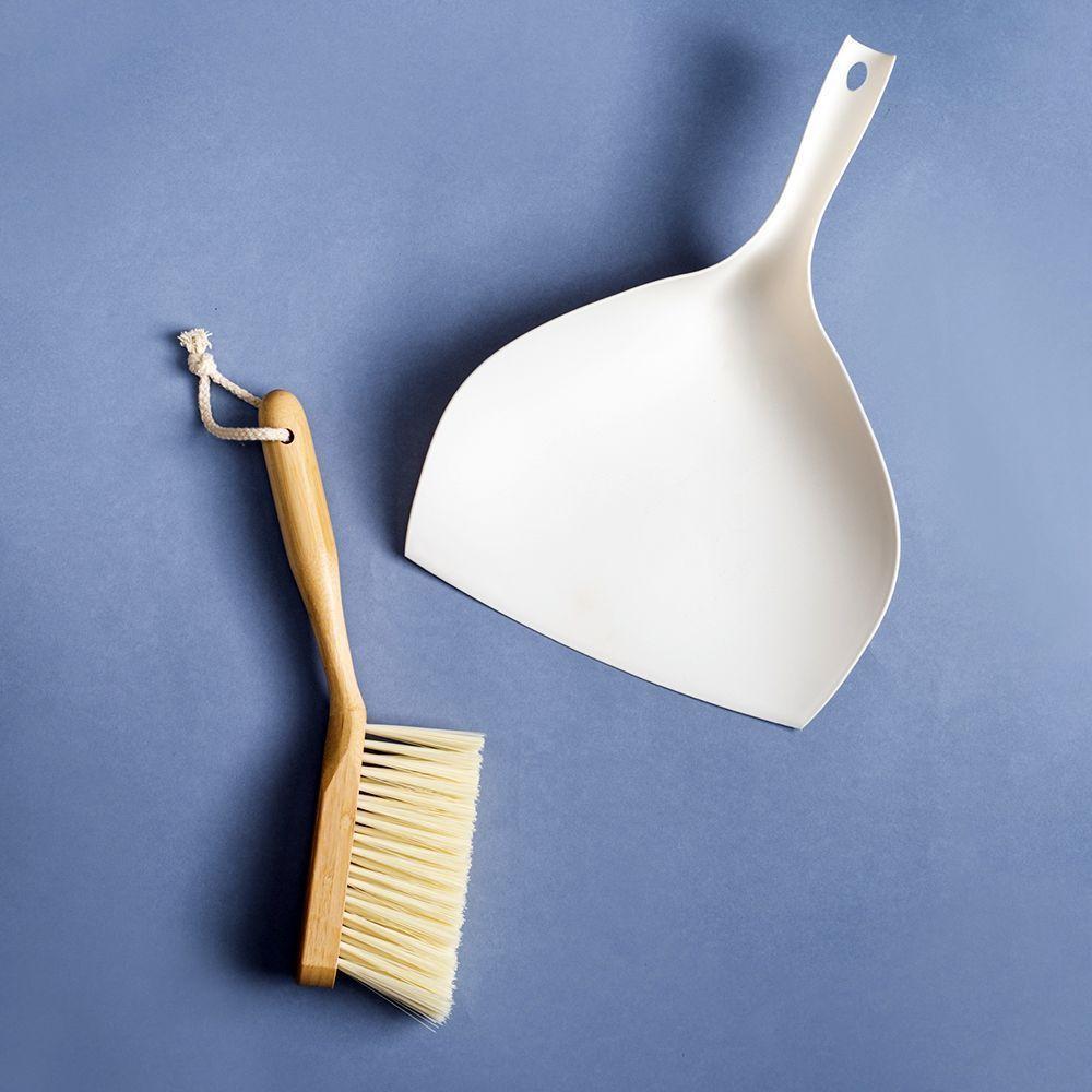Escova De Bambu Oikos Com Pá Off-white Para Limpeza - 2