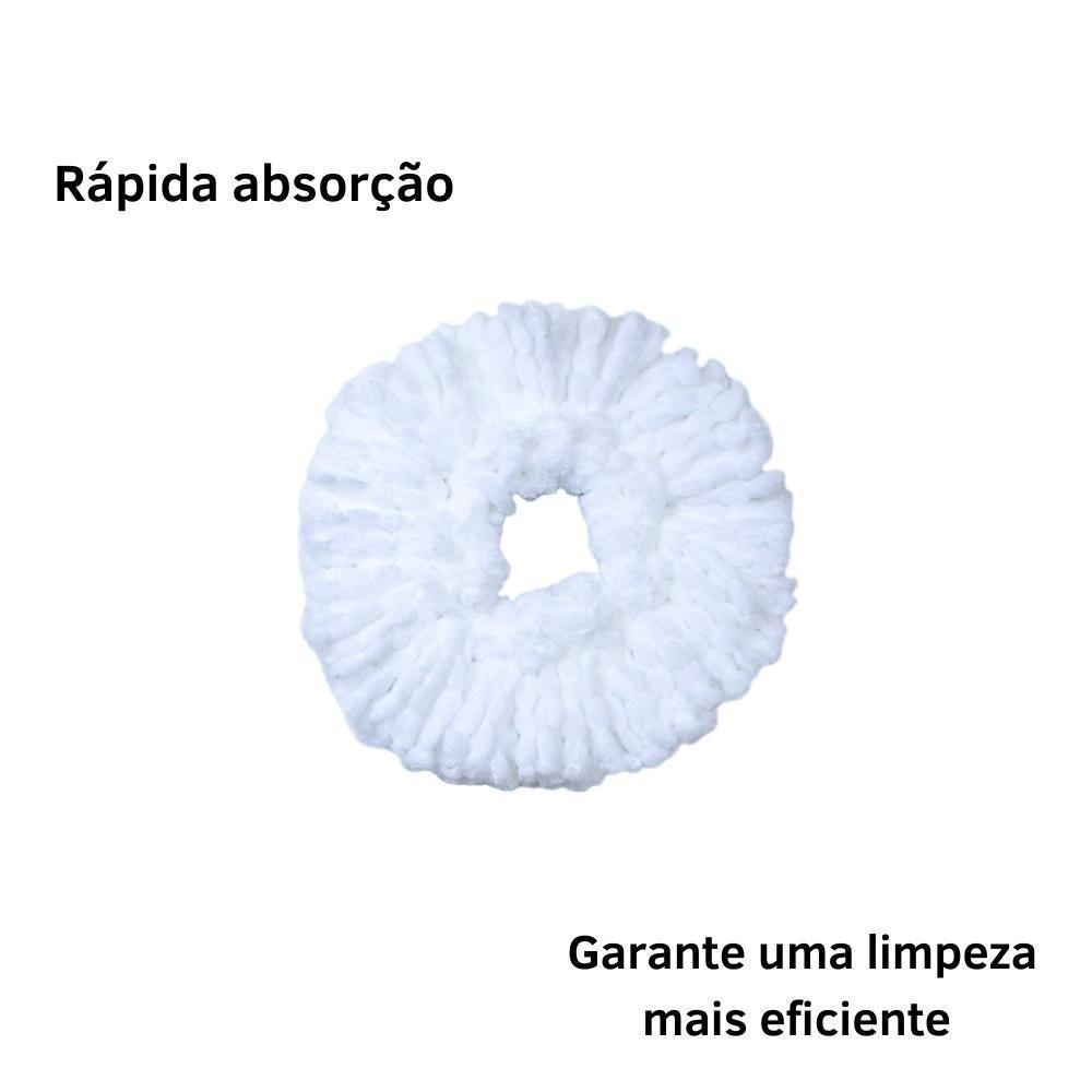 Balde Mop Esfregão Giratório De Limpeza 8 Litros - 6