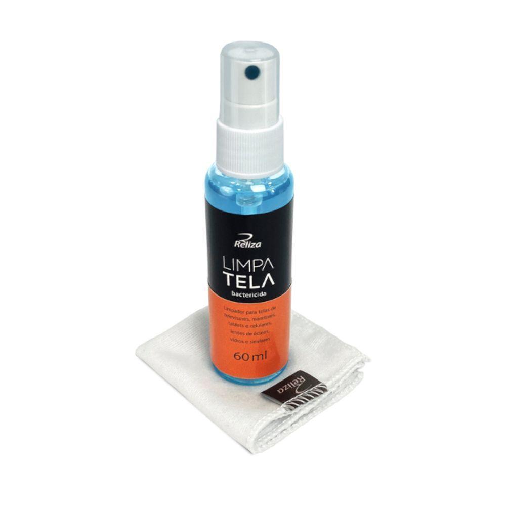 Limpa Telas E Lentes Sem álcool 60ml Com Flanela Microfibra - 2