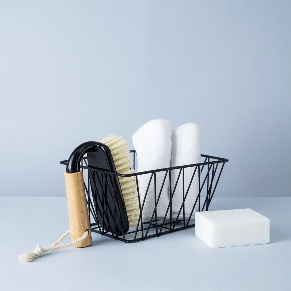 Escova Oikos Multiuso Preta Com Cabo De Bambu - 3