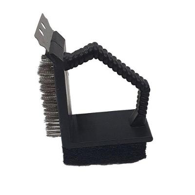 Escova Para Limpar Grelha 3X1 - Mimo