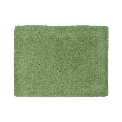 Tapete De Banheiro Lyon 50x70cm 100% Algodão Verde Naturalle