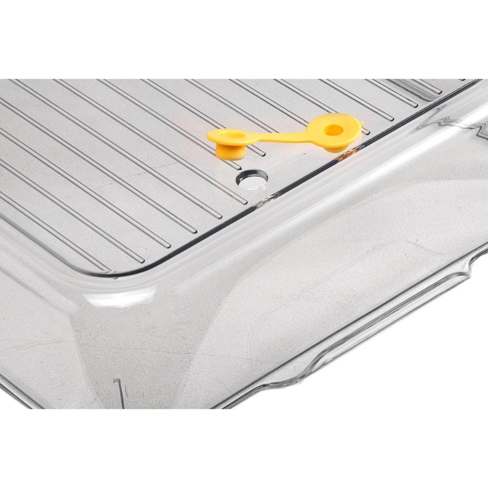 Suporte Gaveta Geladeira Organizador Em Acrílico 30x20cm - 2