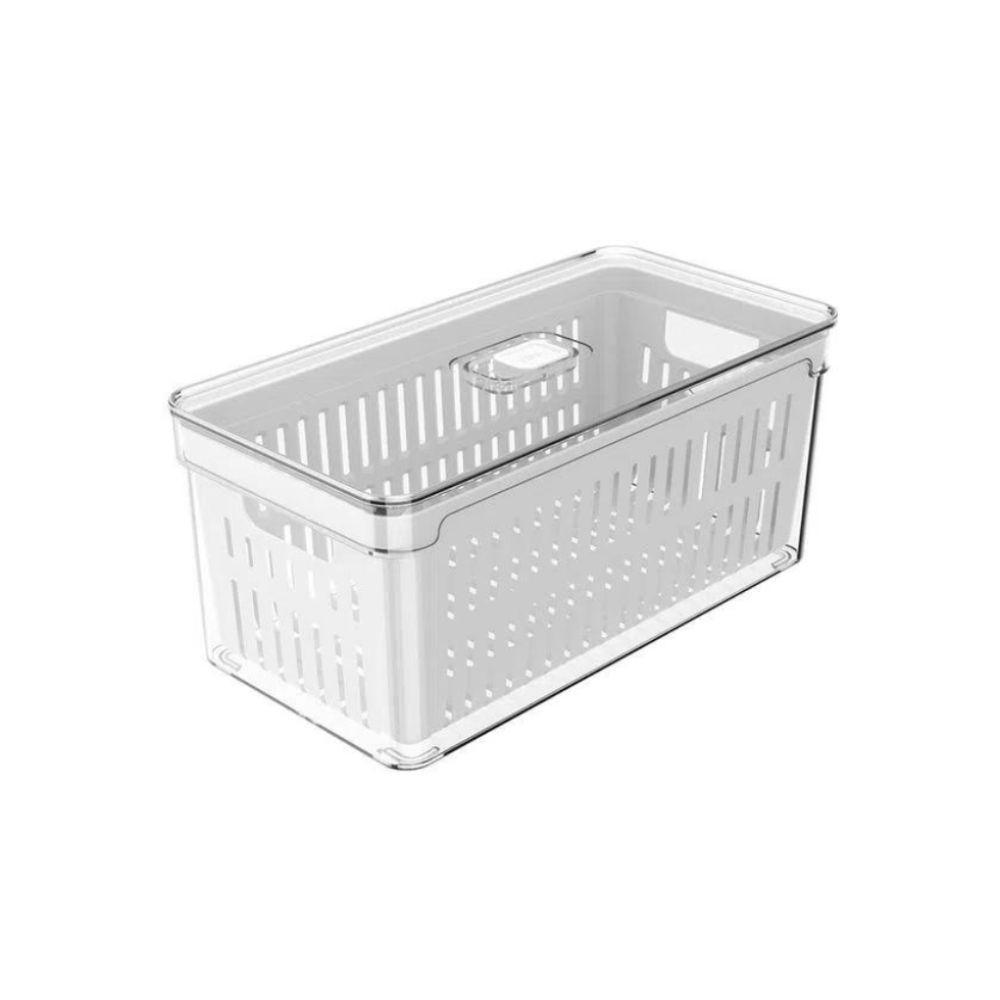 Organizador De Alimentos Para Geladeira Clear Fresh Com Cesto Ou 5l - 1
