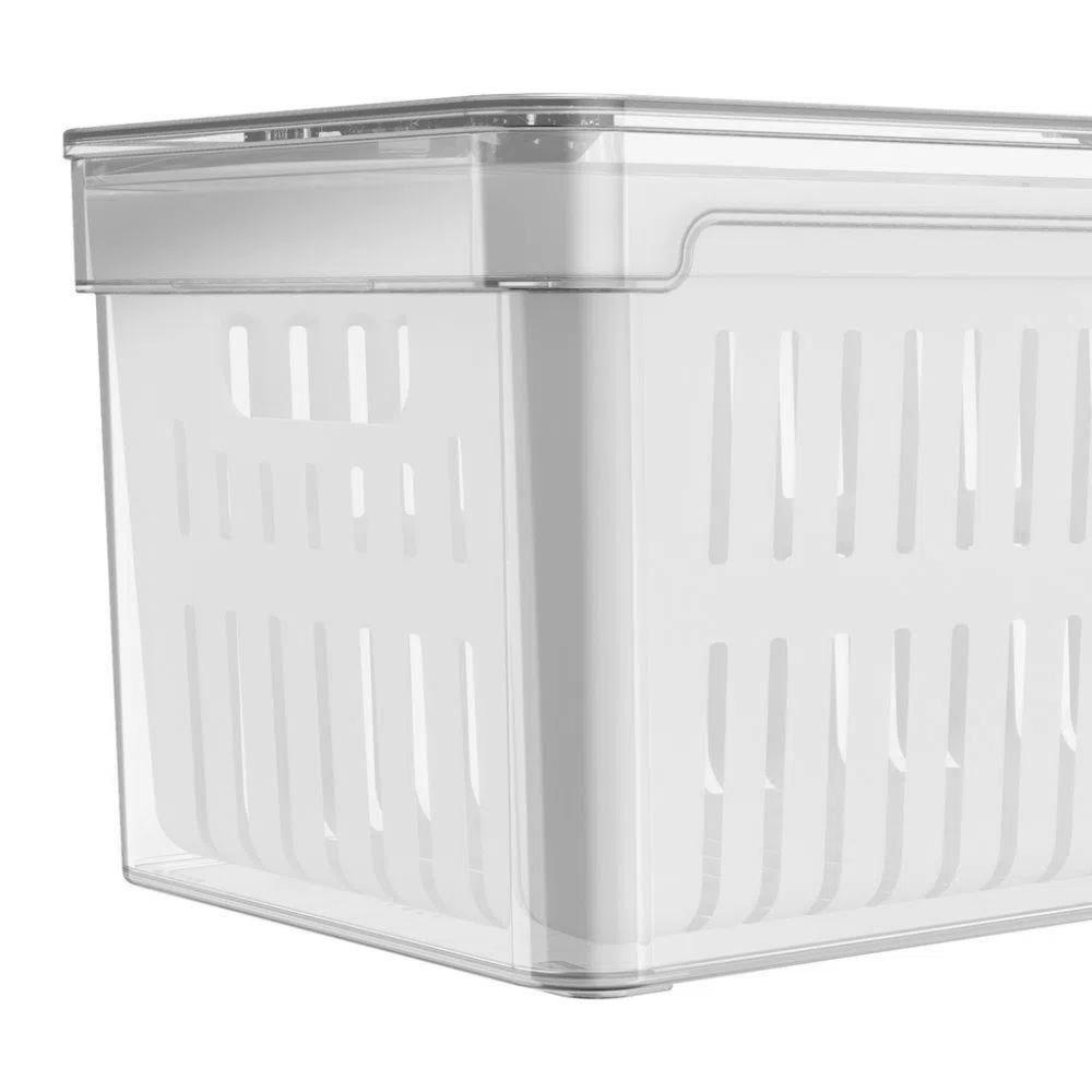 Organizador De Alimentos Para Geladeira Clear Fresh Com Cesto Ou 5l - 6