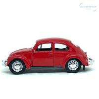 Miniatura Carro Fusca Pneus Emborrachados - 3