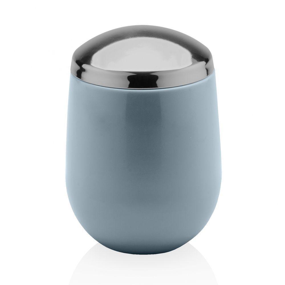 Porta Algodão Cotonete New Belly Cromo Azul Ou Pab721azgf - 1