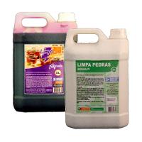 Kit Limpa Alumínio Aqualiv E Detergente Limpa Pedras 5L - 1