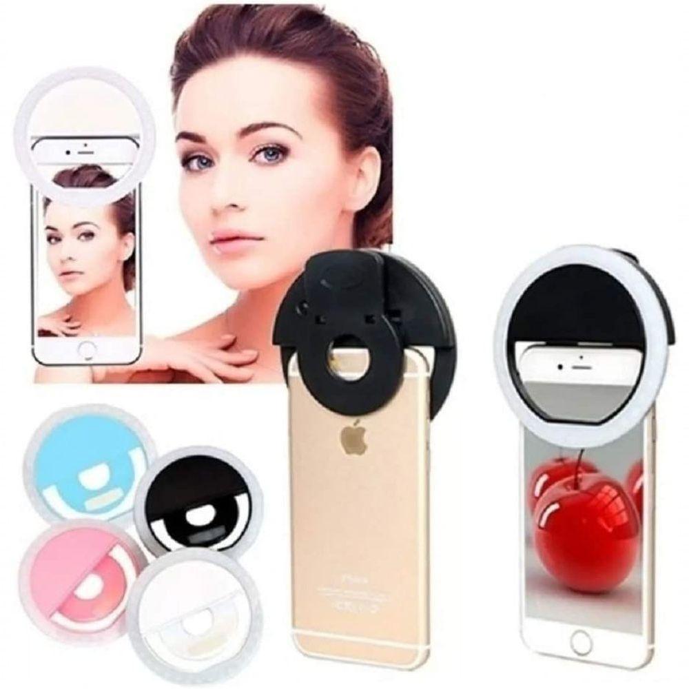 Luz Selfie Ring Light Clipe Anel Led Flash Celular Universal - 1