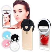 Luz Selfie Ring Light Clipe Anel Led Flash Celular Universal - 1