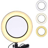 Iluminador Ring Light 16Cm Usb Led Misto 3500K 5500K + Tripe - 2