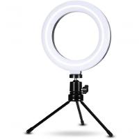 Iluminador De Led Ring Light 16Cm Com Cabo Usb Para Maquiagem/Fotos - 1