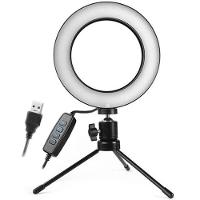 Luz E Iluminador Ring Light 6 Polegadas 36 Led Usb Led Misto Mesa - 1