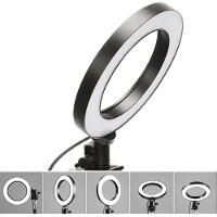 Ring Light 6 Polegadas Iluminador Anel De Led Ring Light Usb 16cm Com Mini Tripé - 3