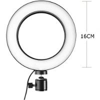 Ring Light Iluminador De Led Usb 16cm 6 Polegadas Gravar Vídeo - 2