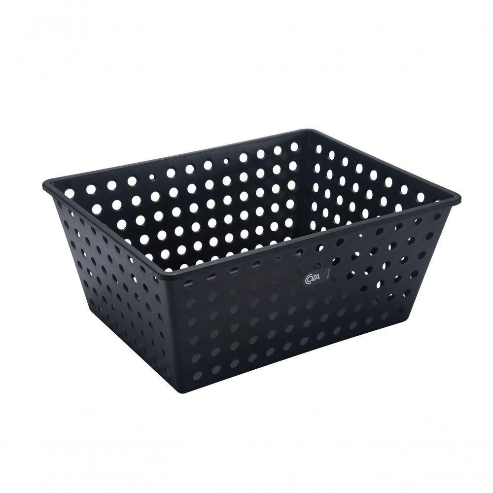 Cesta One Maxi 39 X 30 X 16,8 Cm Preto Coza - 1