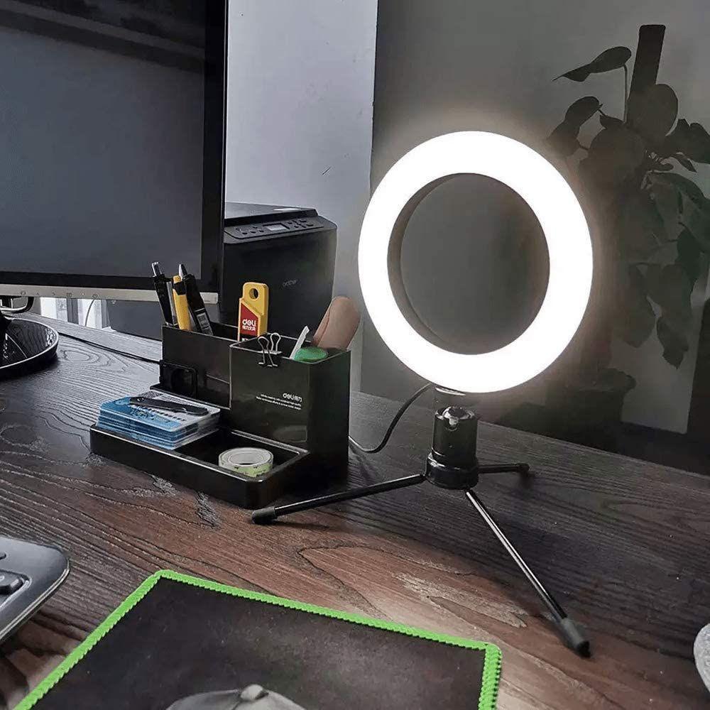 Luz E Iluminador Ring Light 6 Polegadas 36 Led Usb Led Misto Mesa - 2