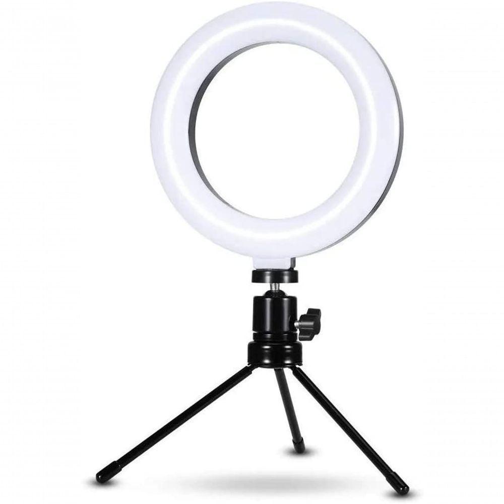 Luz E Iluminador Ring Light 6 Polegadas 36 Led Usb Led Misto Mesa - 5