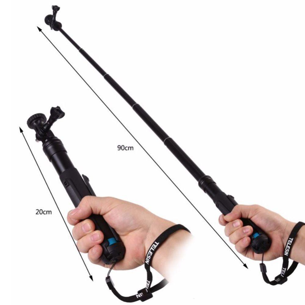 Bastão Tripé em Alumínio 90cm para GoPro e Similares - Telesin - 5