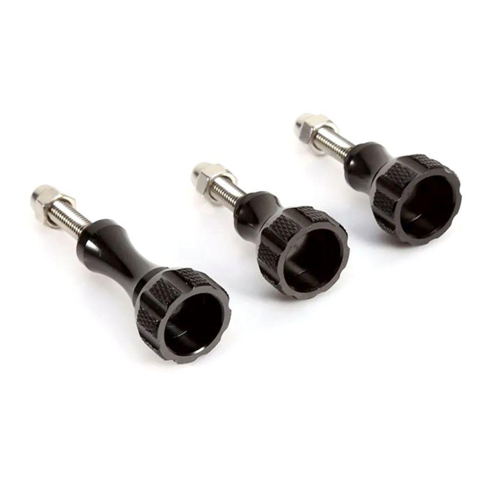 Kit Parafusos Alumínio Inoxidável para Câmeras GoPro e Similares Cor Preto - 3