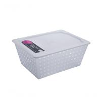 Cesta One Maxi Com Tampa 39 X 30 X 16,8 Cm Natural Coza - 1