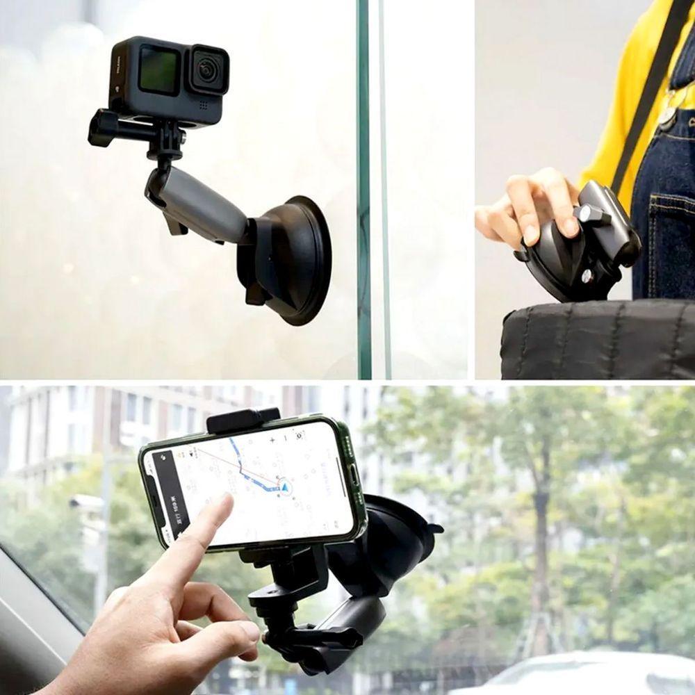 Ventosa Sucção para Câmera GoPro e Similares - Telesin - 2