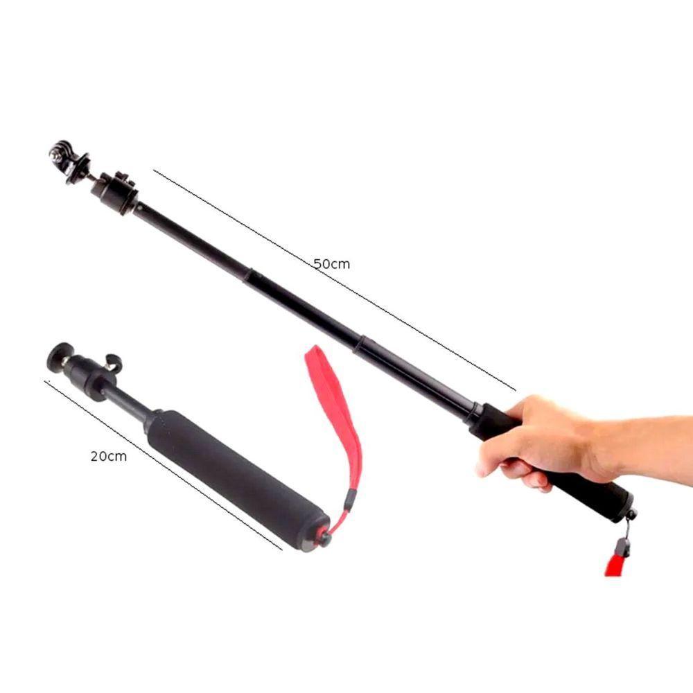 Bastão Selfie Prova D'água 20-50cm para Câmeras Action - 2