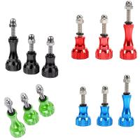 Kit Parafusos Alumínio Inoxidável para Câmeras GoPro e Similares Cor Azul - 1