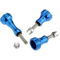 Kit Parafusos Alumínio Inoxidável para Câmeras GoPro e Similares Cor Azul - 3